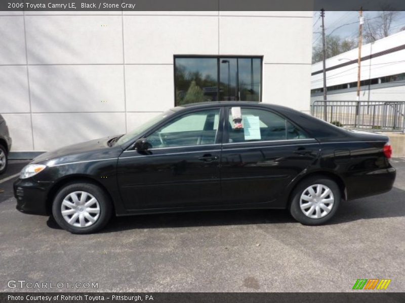 Black / Stone Gray 2006 Toyota Camry LE