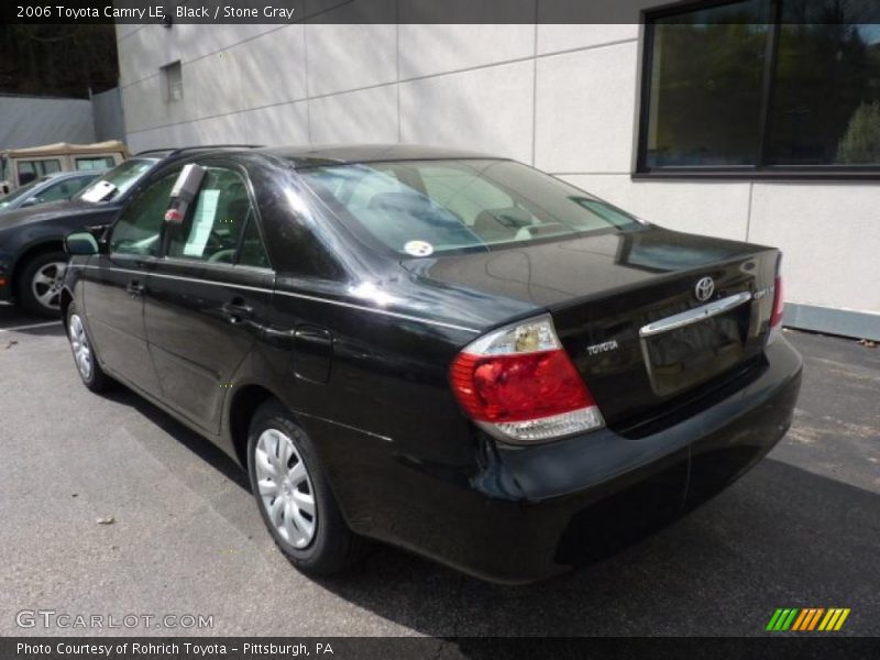 Black / Stone Gray 2006 Toyota Camry LE