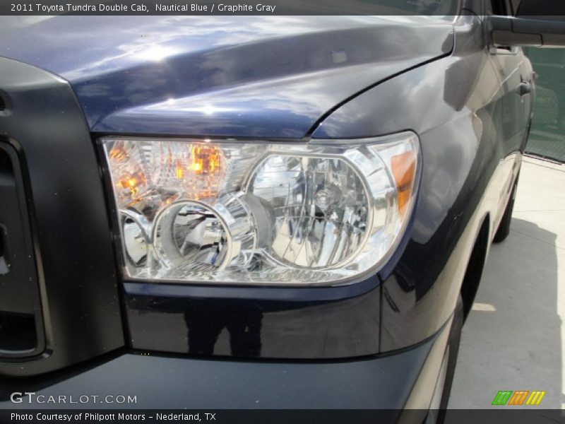 Nautical Blue / Graphite Gray 2011 Toyota Tundra Double Cab