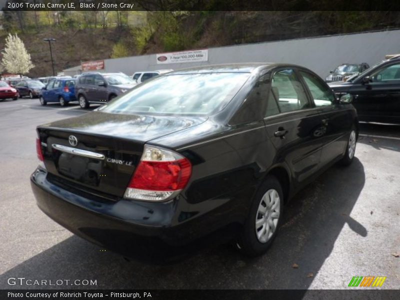 Black / Stone Gray 2006 Toyota Camry LE