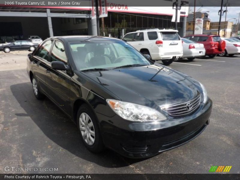 Black / Stone Gray 2006 Toyota Camry LE