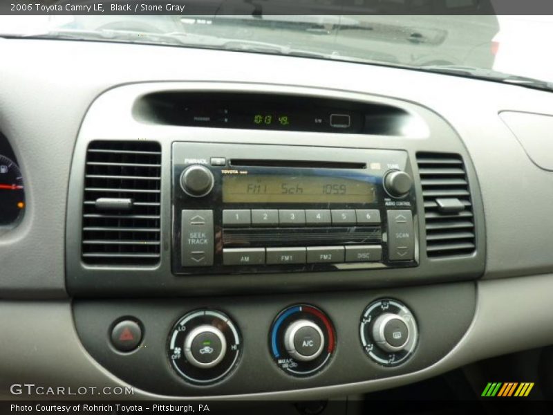 Black / Stone Gray 2006 Toyota Camry LE