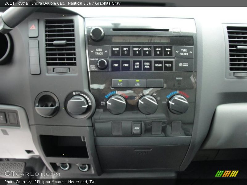 Nautical Blue / Graphite Gray 2011 Toyota Tundra Double Cab