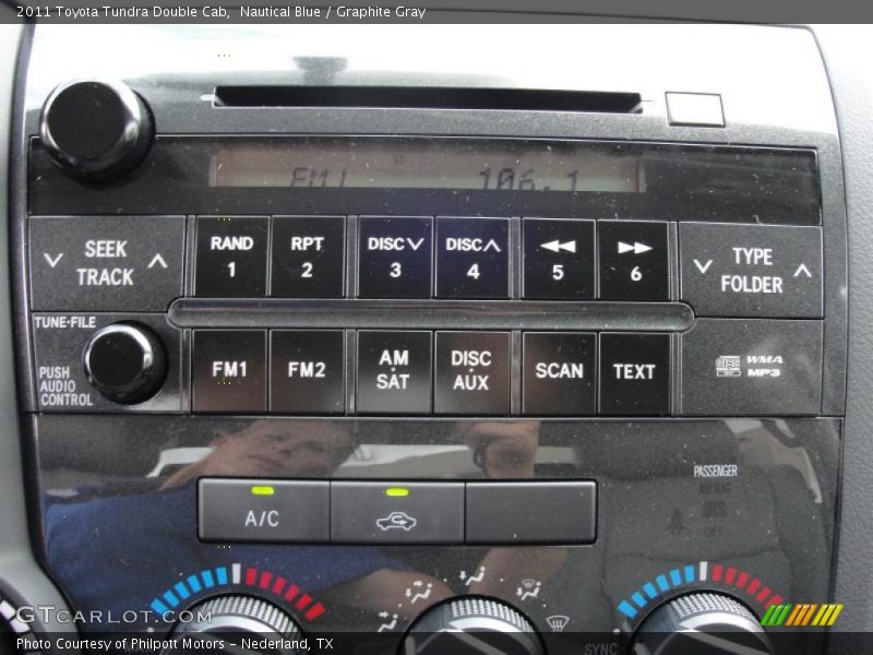 Controls of 2011 Tundra Double Cab