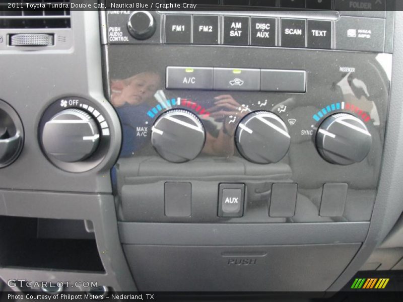 Nautical Blue / Graphite Gray 2011 Toyota Tundra Double Cab
