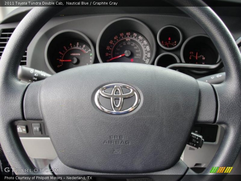 Nautical Blue / Graphite Gray 2011 Toyota Tundra Double Cab