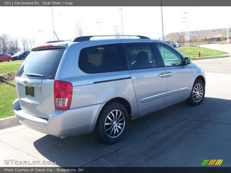 Clear Silver / Gray 2011 Kia Sedona EX