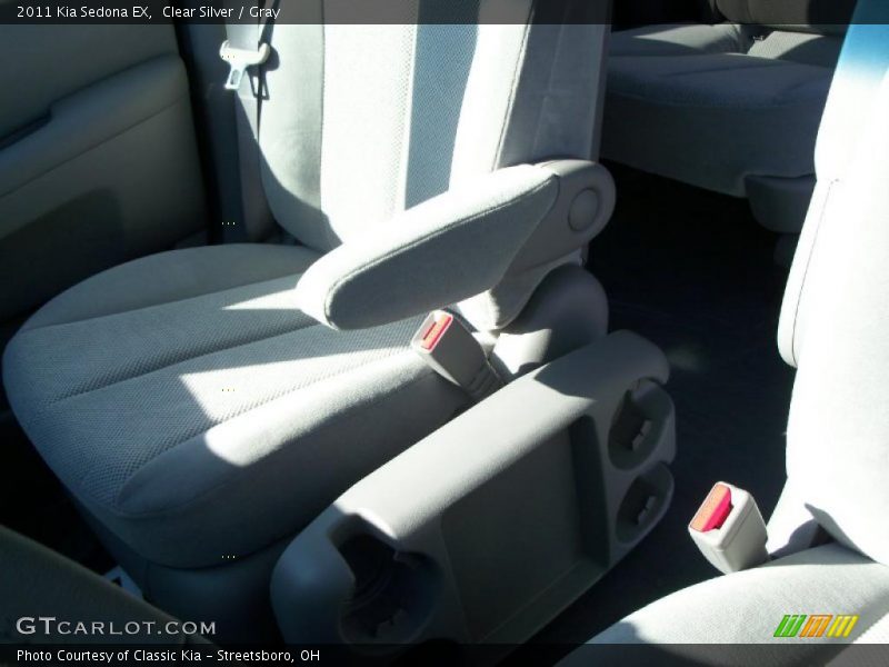 Clear Silver / Gray 2011 Kia Sedona EX