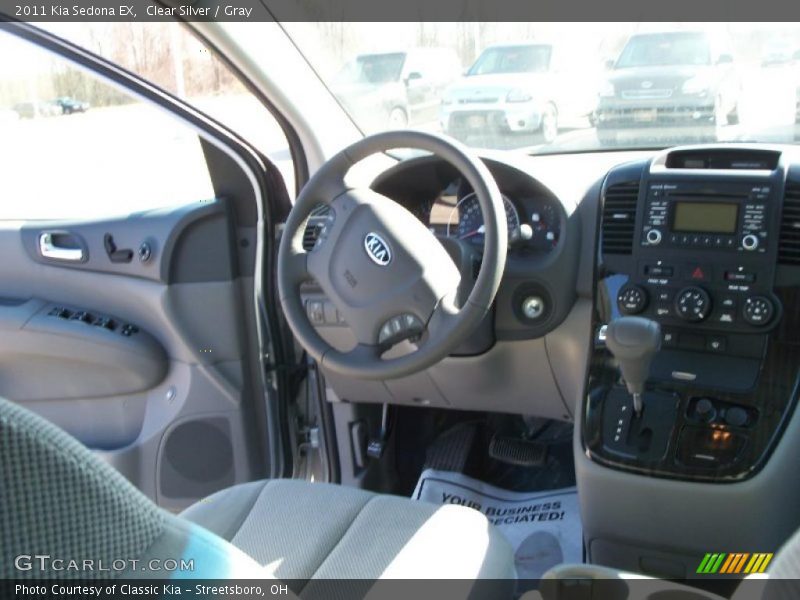 Clear Silver / Gray 2011 Kia Sedona EX