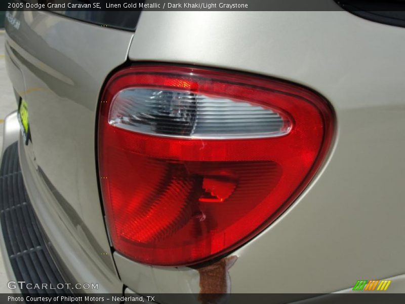 Linen Gold Metallic / Dark Khaki/Light Graystone 2005 Dodge Grand Caravan SE