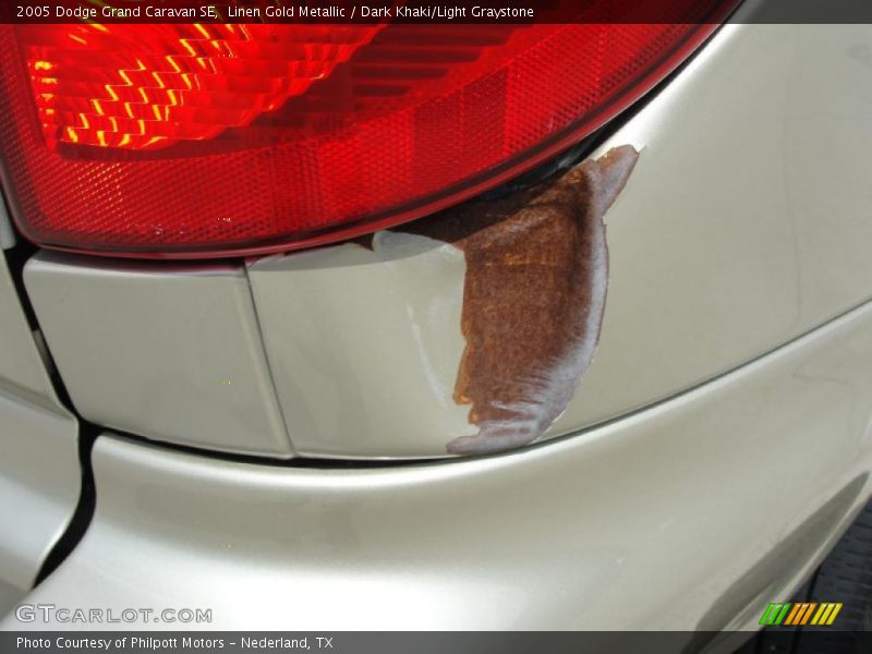 Linen Gold Metallic / Dark Khaki/Light Graystone 2005 Dodge Grand Caravan SE