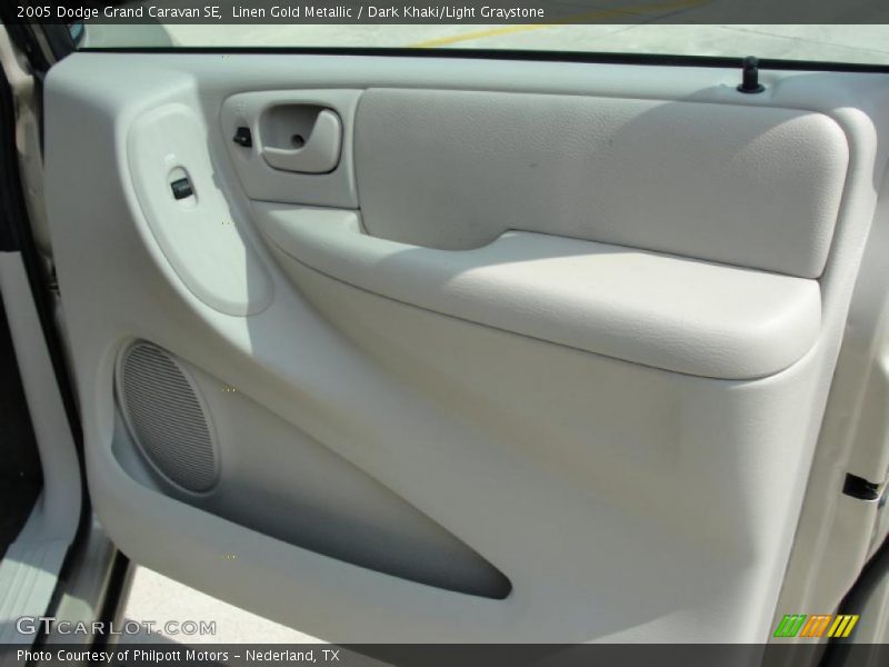 Linen Gold Metallic / Dark Khaki/Light Graystone 2005 Dodge Grand Caravan SE