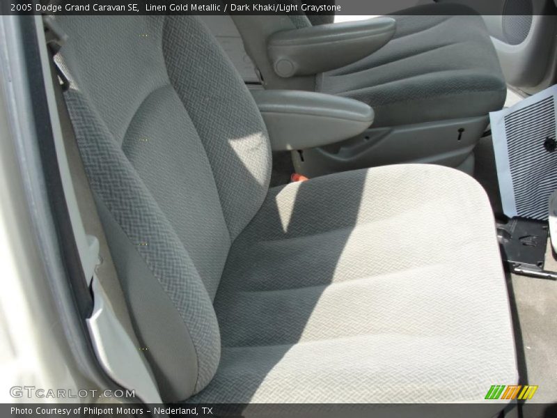 Linen Gold Metallic / Dark Khaki/Light Graystone 2005 Dodge Grand Caravan SE