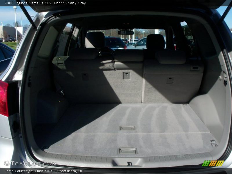 Bright Silver / Gray 2008 Hyundai Santa Fe GLS