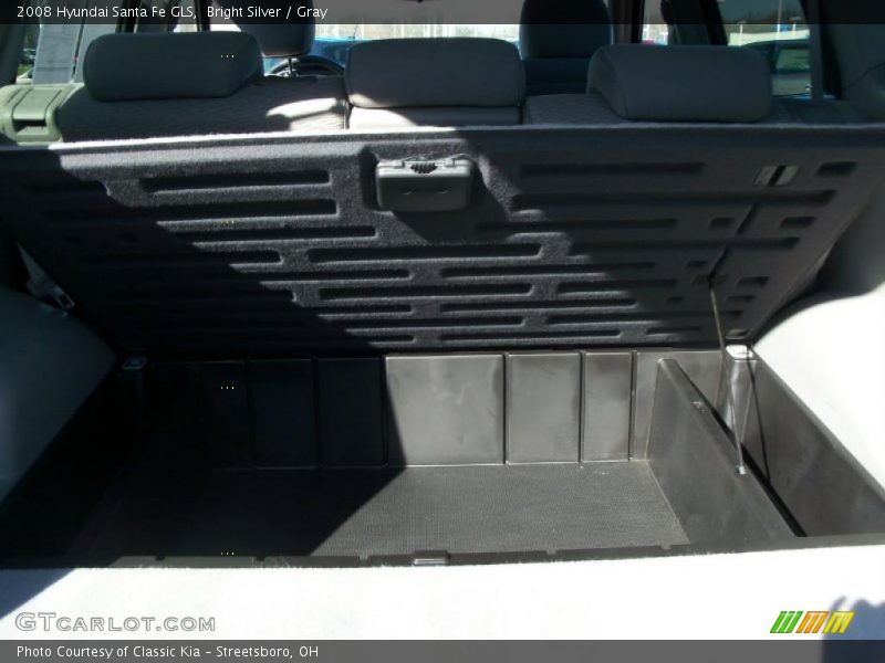 Bright Silver / Gray 2008 Hyundai Santa Fe GLS