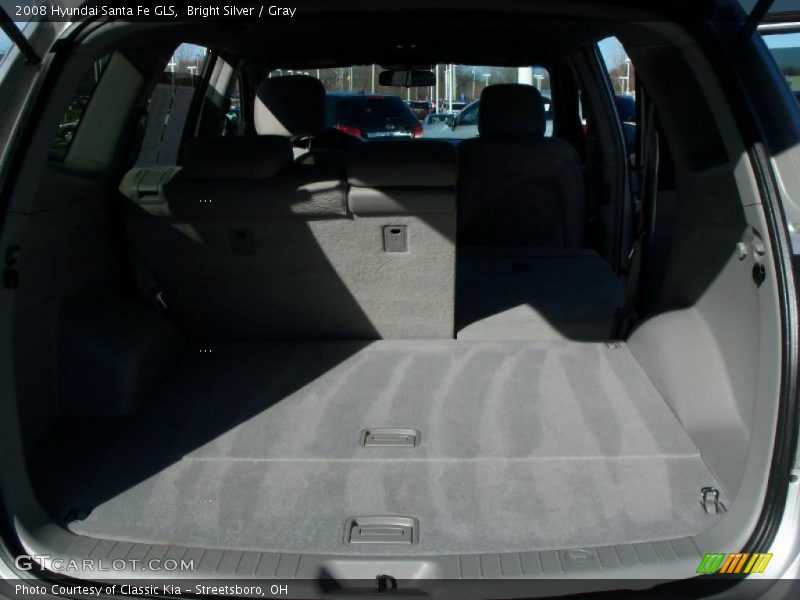 Bright Silver / Gray 2008 Hyundai Santa Fe GLS