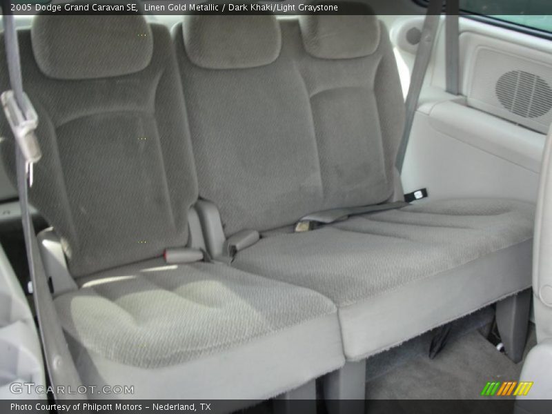 Linen Gold Metallic / Dark Khaki/Light Graystone 2005 Dodge Grand Caravan SE