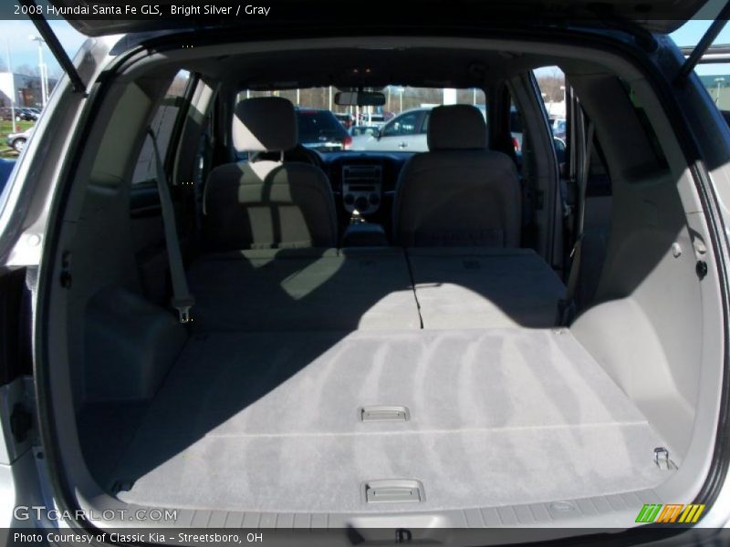 Bright Silver / Gray 2008 Hyundai Santa Fe GLS