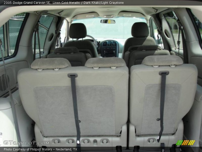 Linen Gold Metallic / Dark Khaki/Light Graystone 2005 Dodge Grand Caravan SE