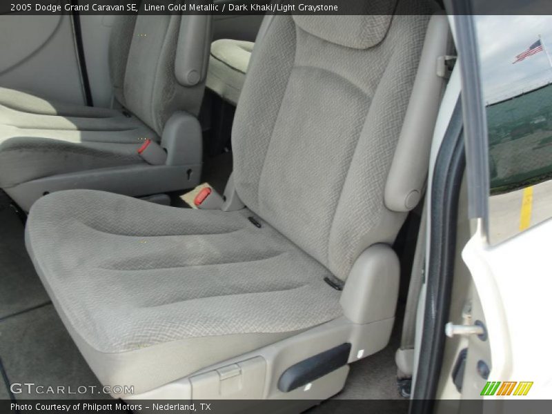 Linen Gold Metallic / Dark Khaki/Light Graystone 2005 Dodge Grand Caravan SE
