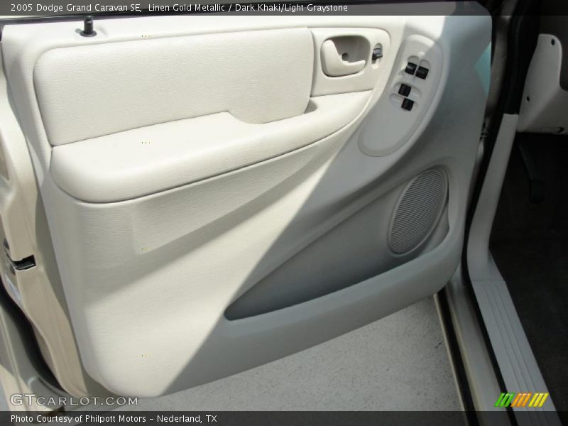 Linen Gold Metallic / Dark Khaki/Light Graystone 2005 Dodge Grand Caravan SE