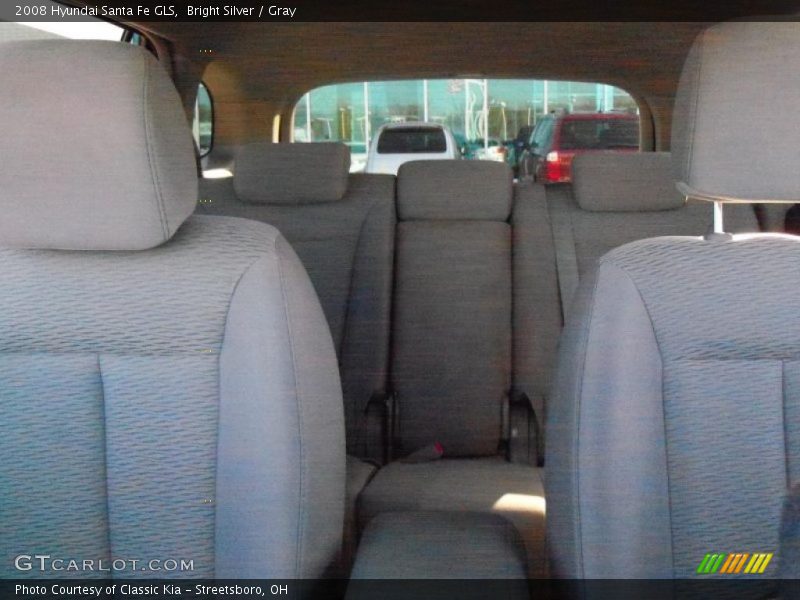 Bright Silver / Gray 2008 Hyundai Santa Fe GLS