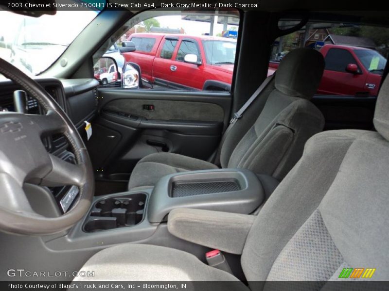 Dark Gray Metallic / Dark Charcoal 2003 Chevrolet Silverado 2500HD LS Crew Cab 4x4