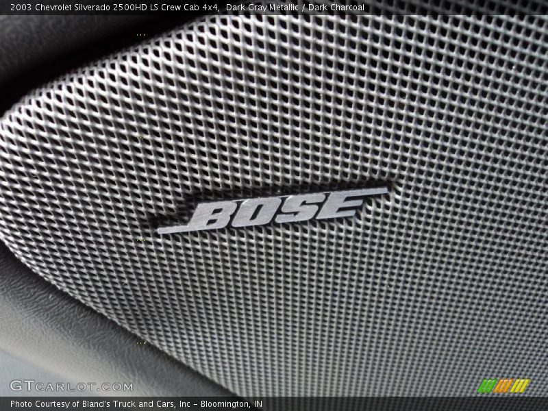 Dark Gray Metallic / Dark Charcoal 2003 Chevrolet Silverado 2500HD LS Crew Cab 4x4