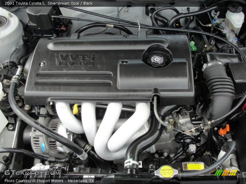  2001 Corolla S Engine - 1.8 Liter DOHC 16-Valve VVT-i 4 Cylinder