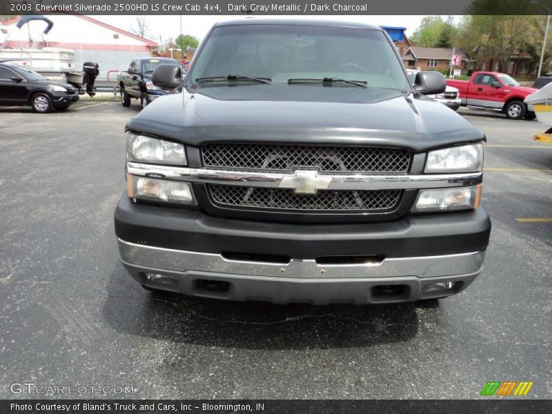 Dark Gray Metallic / Dark Charcoal 2003 Chevrolet Silverado 2500HD LS Crew Cab 4x4