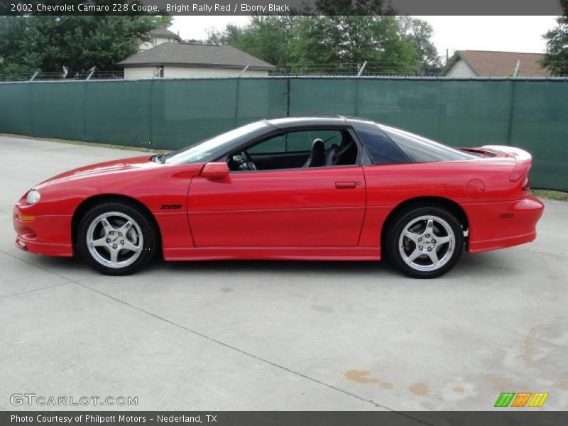  2002 Camaro Z28 Coupe Bright Rally Red