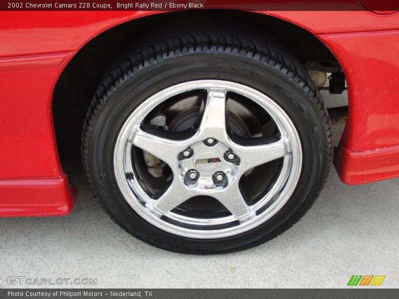 Bright Rally Red / Ebony Black 2002 Chevrolet Camaro Z28 Coupe
