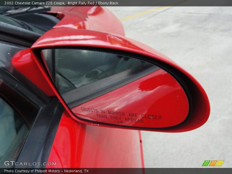 Bright Rally Red / Ebony Black 2002 Chevrolet Camaro Z28 Coupe