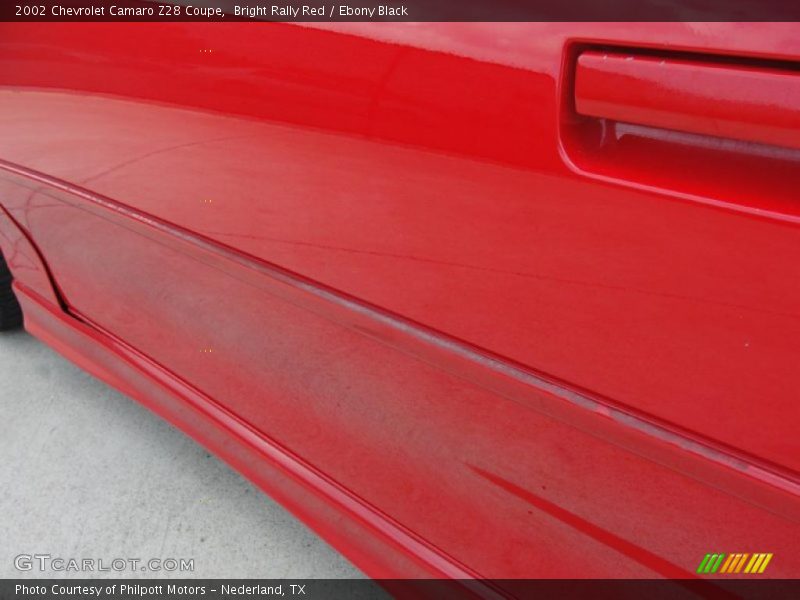 Bright Rally Red / Ebony Black 2002 Chevrolet Camaro Z28 Coupe