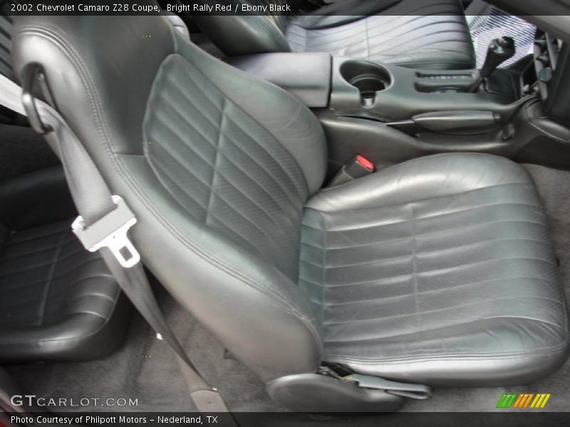 Bright Rally Red / Ebony Black 2002 Chevrolet Camaro Z28 Coupe