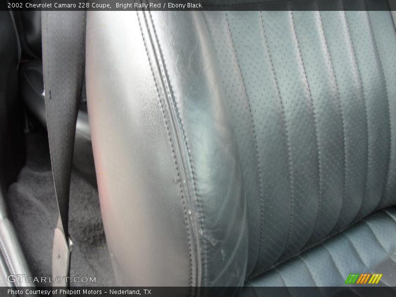 Bright Rally Red / Ebony Black 2002 Chevrolet Camaro Z28 Coupe