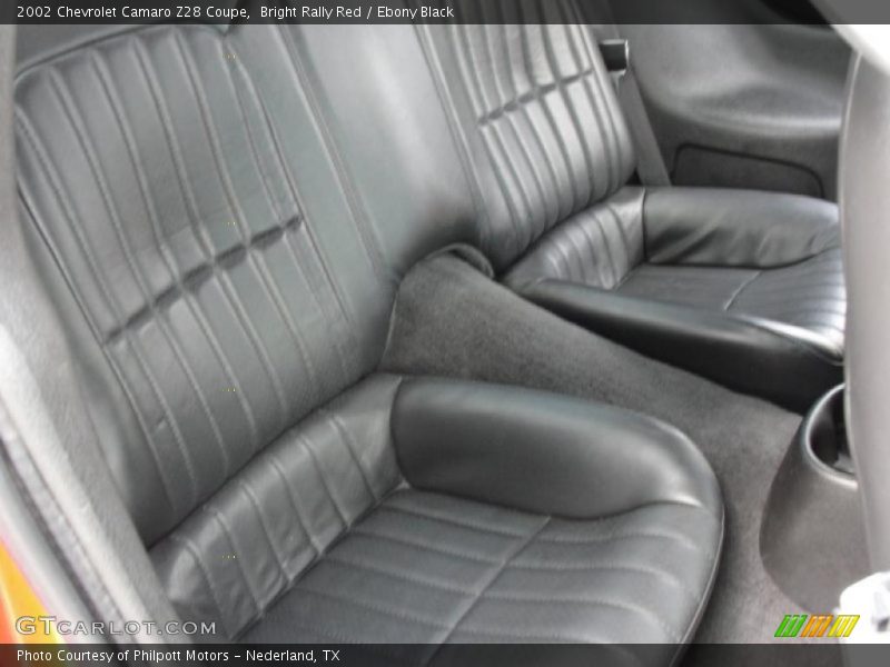 Bright Rally Red / Ebony Black 2002 Chevrolet Camaro Z28 Coupe