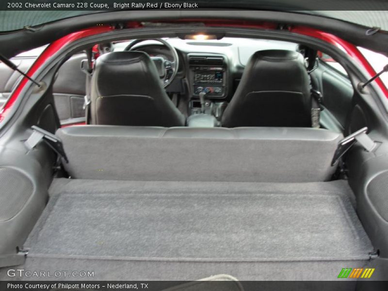 Bright Rally Red / Ebony Black 2002 Chevrolet Camaro Z28 Coupe