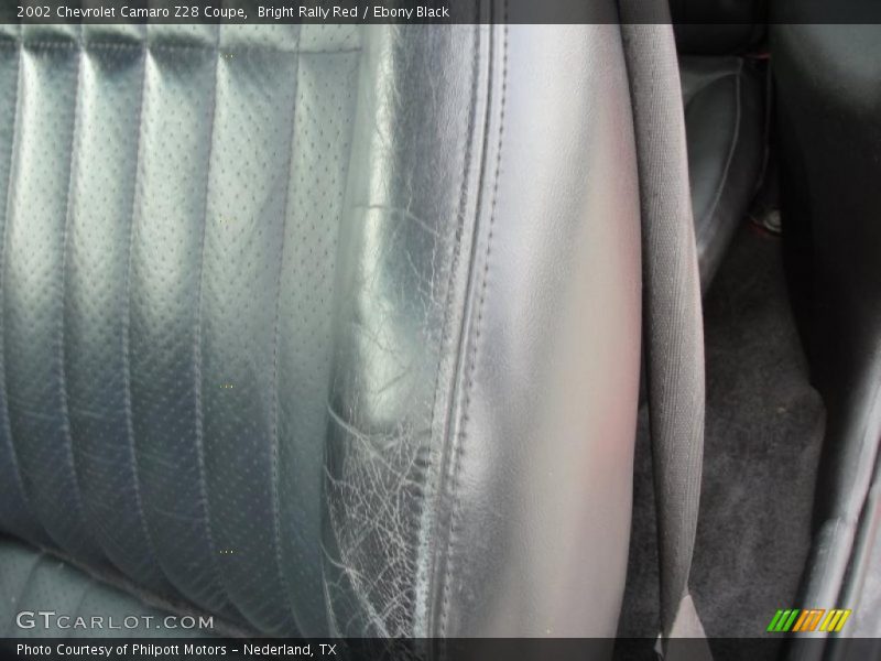 Bright Rally Red / Ebony Black 2002 Chevrolet Camaro Z28 Coupe