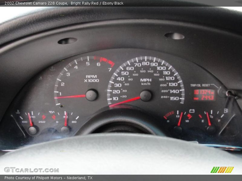  2002 Camaro Z28 Coupe Z28 Coupe Gauges