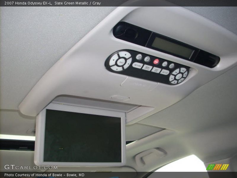 Slate Green Metallic / Gray 2007 Honda Odyssey EX-L