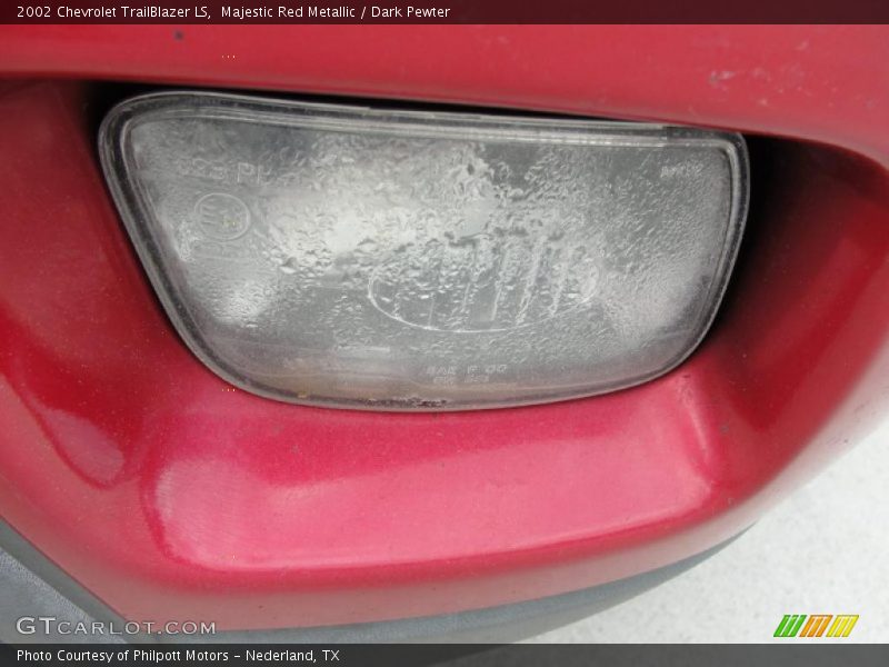 Majestic Red Metallic / Dark Pewter 2002 Chevrolet TrailBlazer LS