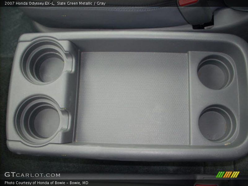 Slate Green Metallic / Gray 2007 Honda Odyssey EX-L
