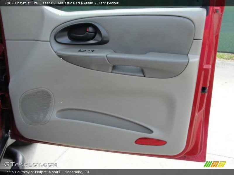 Majestic Red Metallic / Dark Pewter 2002 Chevrolet TrailBlazer LS