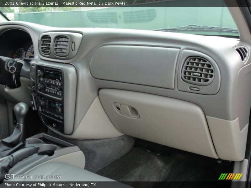 Majestic Red Metallic / Dark Pewter 2002 Chevrolet TrailBlazer LS