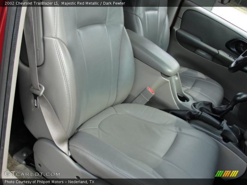 Majestic Red Metallic / Dark Pewter 2002 Chevrolet TrailBlazer LS