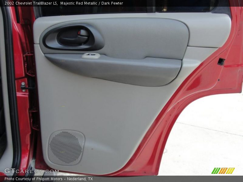 Majestic Red Metallic / Dark Pewter 2002 Chevrolet TrailBlazer LS