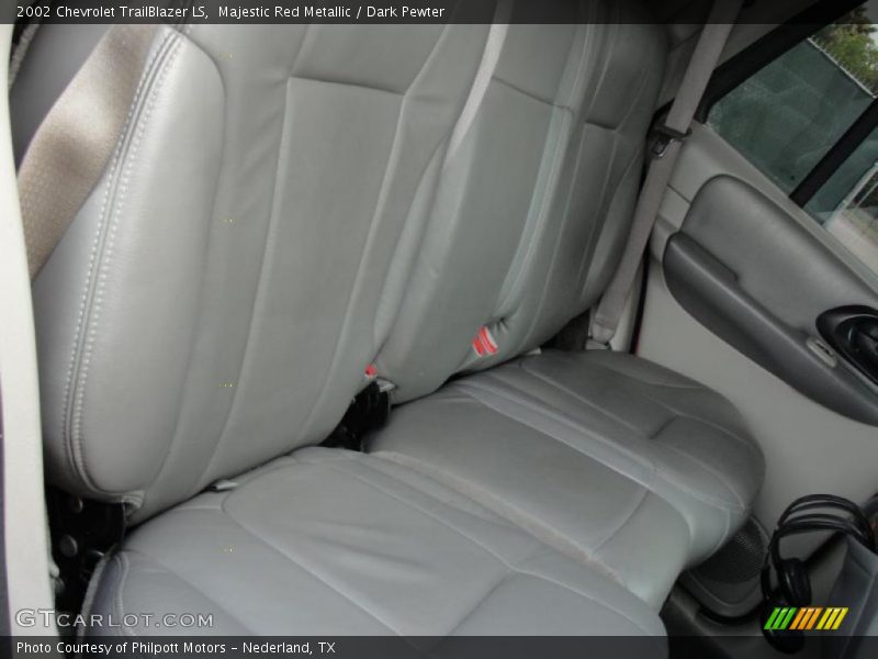 Majestic Red Metallic / Dark Pewter 2002 Chevrolet TrailBlazer LS