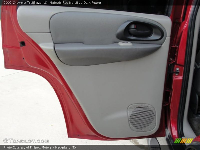 Majestic Red Metallic / Dark Pewter 2002 Chevrolet TrailBlazer LS