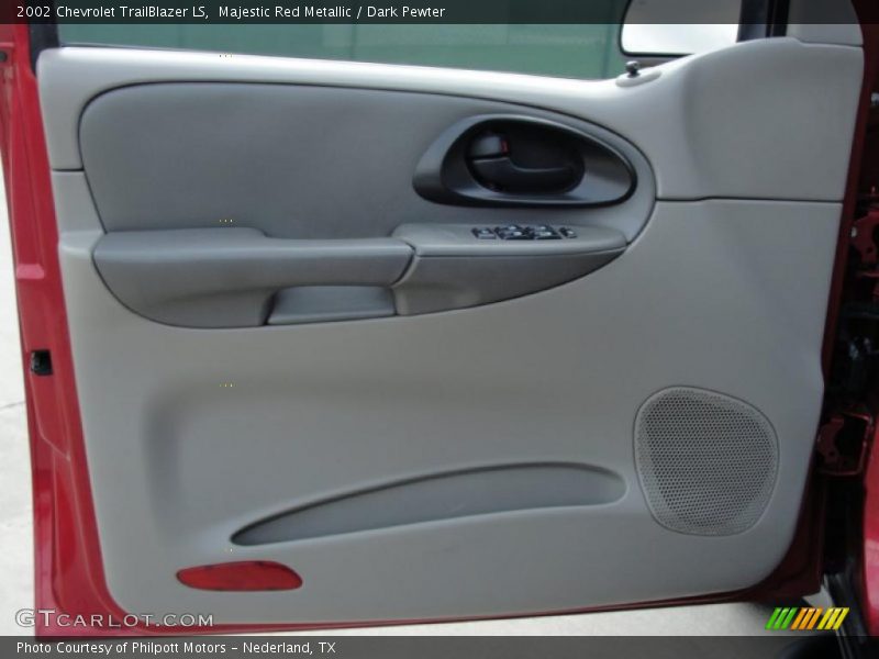 Majestic Red Metallic / Dark Pewter 2002 Chevrolet TrailBlazer LS
